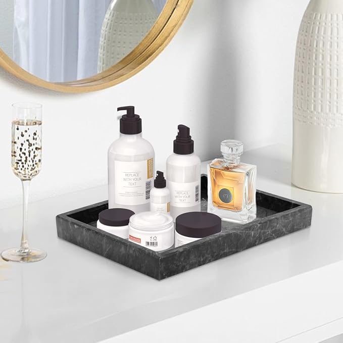 Marble Bathroom Tray, Pure Natural Vanity Tray, | marble trays - Image 6