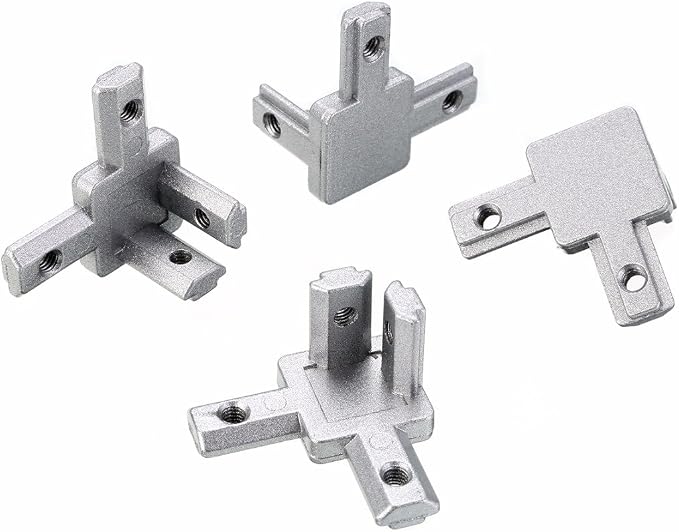 4-Pack 2020 Series 3-Way End Corner Bracket Connector, - Image 2