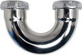 EZ-Fluid 1-1/2" Extra Low Profile Sink Trap J Bend Heavy Duty 17GA Brass by EZ-FLUIDPlumbingProducts