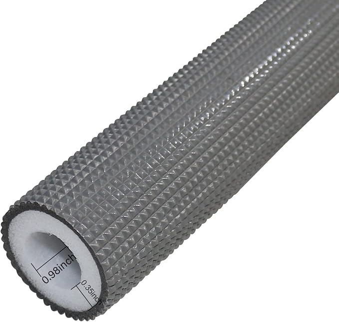 Pipe Insulation Tubing, BESUNTEK 6ft Heat Preservation Insulated Foam Tubing - Image 2