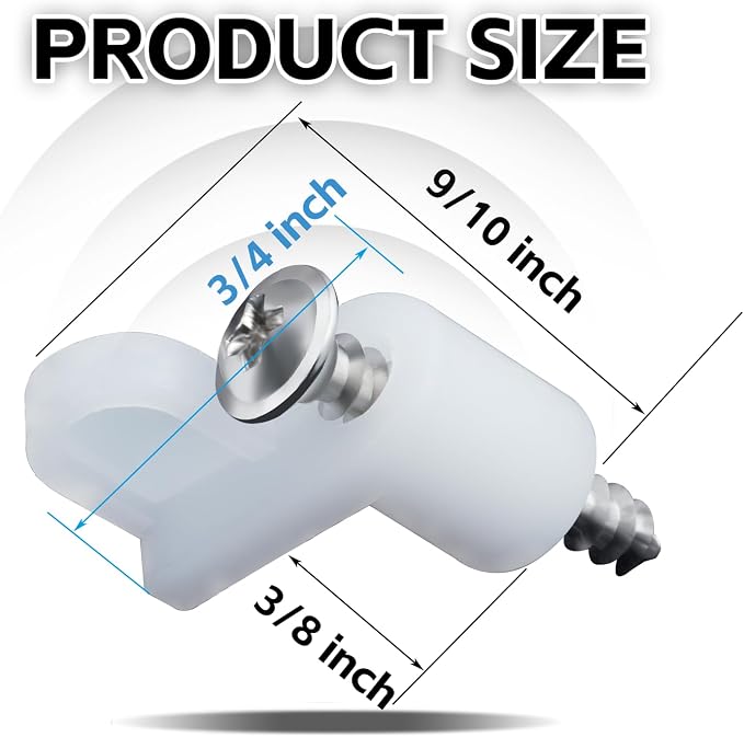 fallingstar 3/8 Inch Offset Window Screen Clips - Image 2
