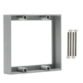3/4” Grey Double Gang Outlet Extender, Fixes Recessed or Protruding Electrical by AIRTAK