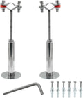 2 Pcs 1/2inch Adjustable Ceiling Pipe Support Stainless Steel Bracket | OD Pipe by LifCratms
