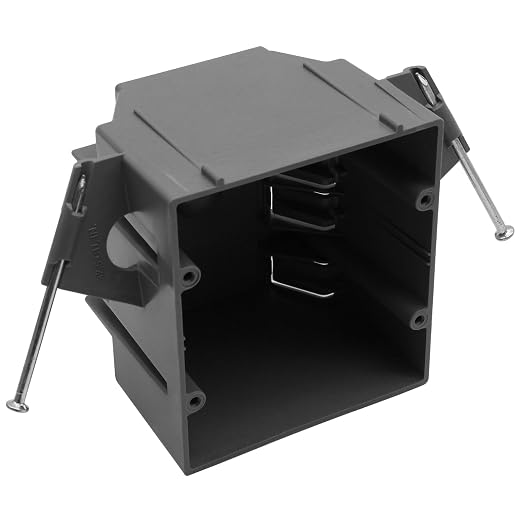 2 Gang PVC New Work Electrical Outlet Box by HUIXHAO