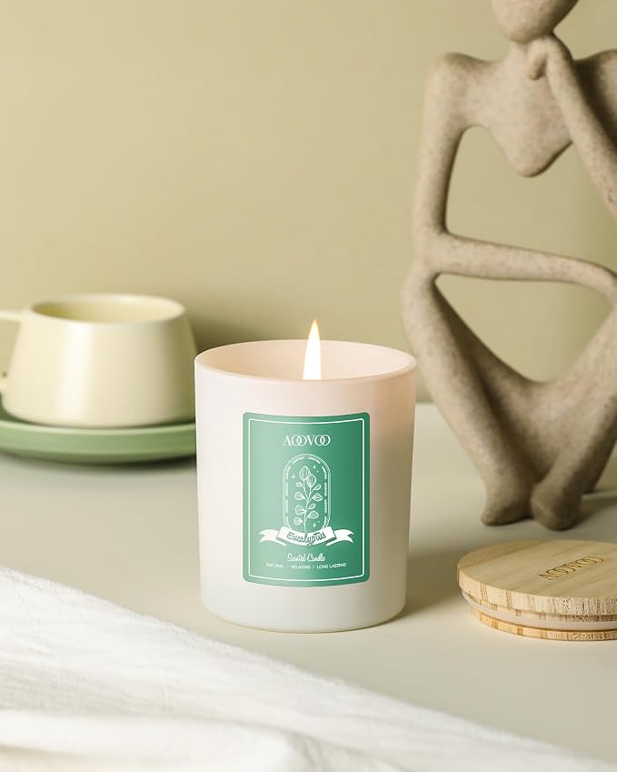AOOVOO Eucalyptus Mint Scented Candles - Image 7