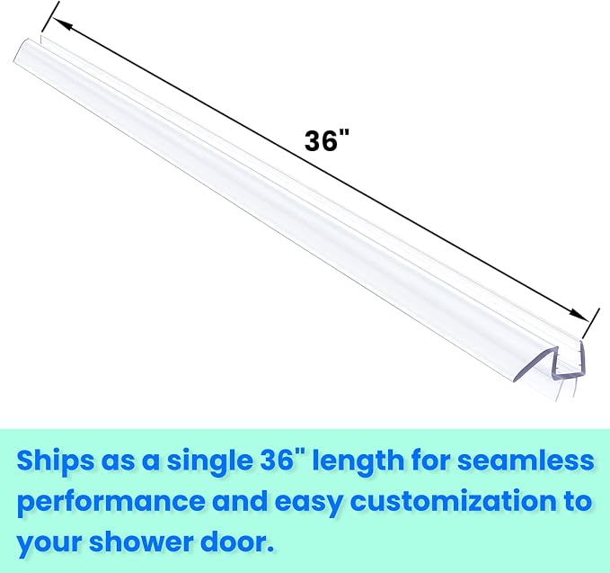 36" Shower Door Bottom Seal Strip - Image 6