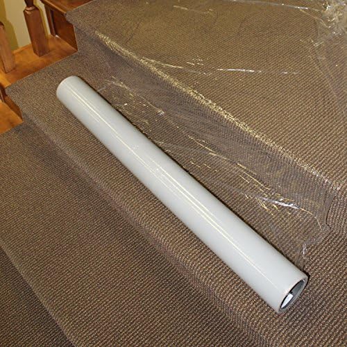 BISupply Plastic Floor Protector, 24in x 200ft Carpet Cover - Image 4