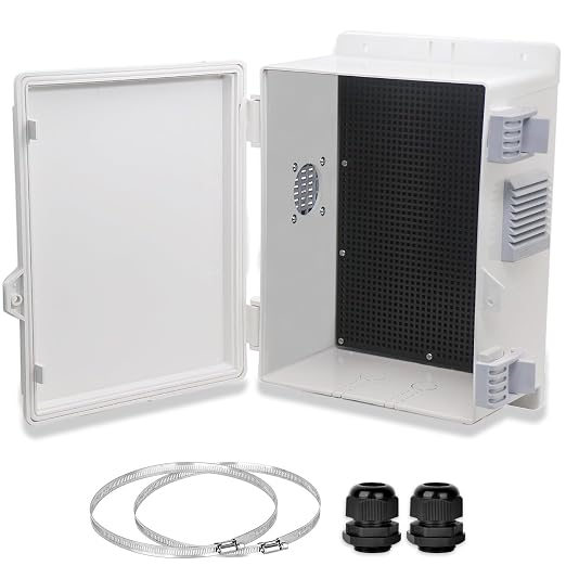 Outdoor Electrical Junction Box, Ventilation and Heat Dissipation ABS Plastic by YETLEBOX