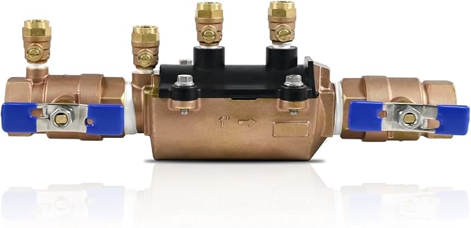 1-350 1" Double Check Backflow Preventer, Double Check Valve Assembly, by Unknown