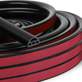 40Ft EPDM Rubber Weather Stripping Door Seal, Self-Adhesive Rubber Window Seal by CloudBuyer