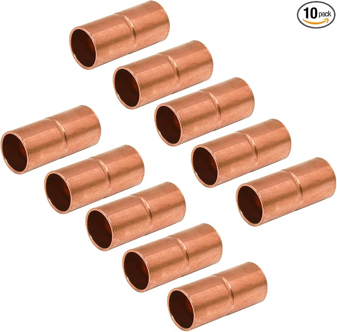 Straight Copper Fittings, 1 Inch ID Copper Pipe Welding Joint by YTkavq