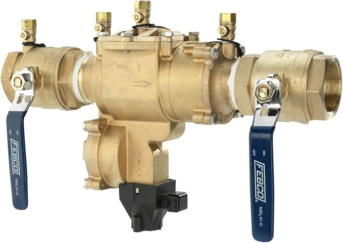 Febco LF860 RPZ Backflow Preventer Assembly, Lead-Free Bronze by Febco