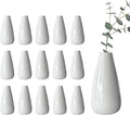 Modern White Ceramic Vase Set of 16 by LIZOFER