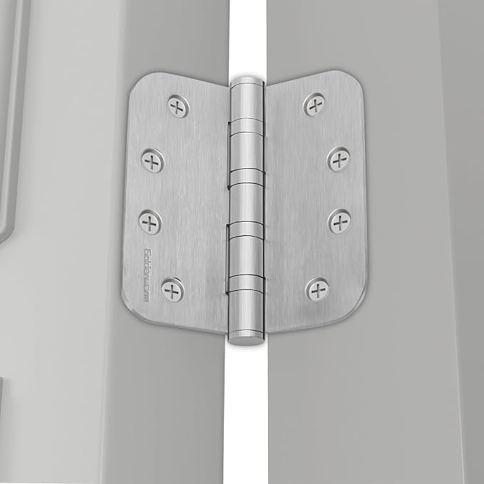 3 Pack goldenwarm Satin Nickel 4'' Door Hinges - Image 6