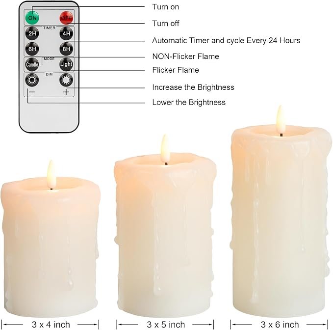 Flickering Flameless Candles - Image 4