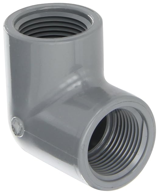 Spears 808-C Series CPVC Pipe Fitting, 90 Degree Elbow, Schedule 80, 3/4" NPT by Aqua+Plumb