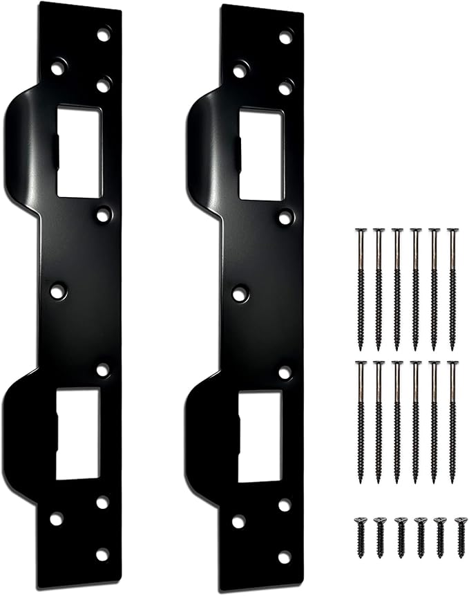 Door Strike Plate Reinforcement Plate, Front Door Strike Plate, Double Strike by Unknown