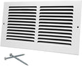 Howeall 12"W x 6"H Steel Return Air Grille, Air Return Vent Cover by Howeall