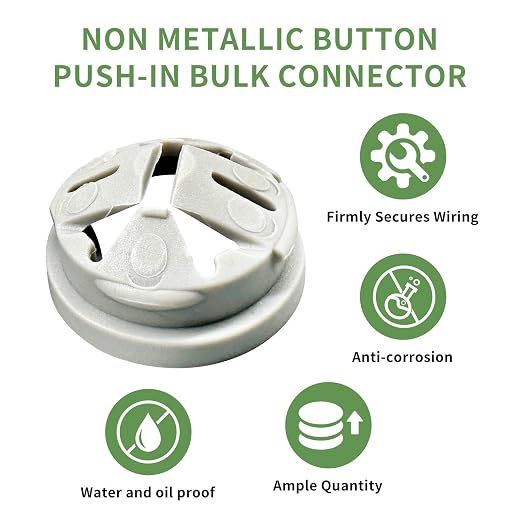 Electrical Box Knockout Plugs Junction Box Adapter Clap Connectors Non-metallic - Image 4