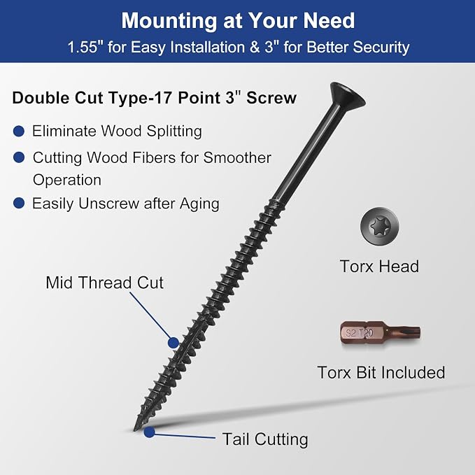 Extended Lip Strike Plate 2-1/2" x 2-1/4", Heavy Duty Version | Extra Wide Door - Image 5