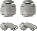 Conduit Connectors, 2 Inch Liquid Tight Connector NPT Non-Metallic by HDHAODA