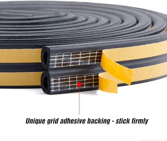 CloudBuyer Door & Window Weather Stripping, Soundproof Insulation Seal Strip - Image 5