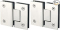 Alise Glass Shower Door Hinges, 180 Degree Shower Door Hinges by Alise