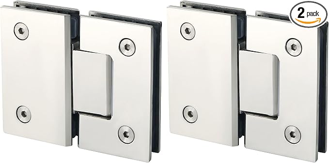 Alise Glass Shower Door Hinges, 180 Degree Shower Door Hinges by Alise