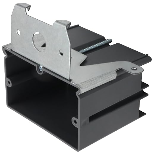 Single-Gang Adjusable Electrical Box, ETL Listed, 2-hour fire-rated, AWG by HUIXHAO