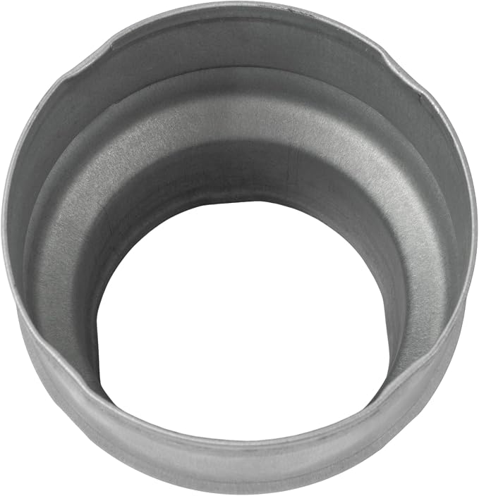 4" to 3" Inch Galvanized Steel Round Duct Reducer - Image 7
