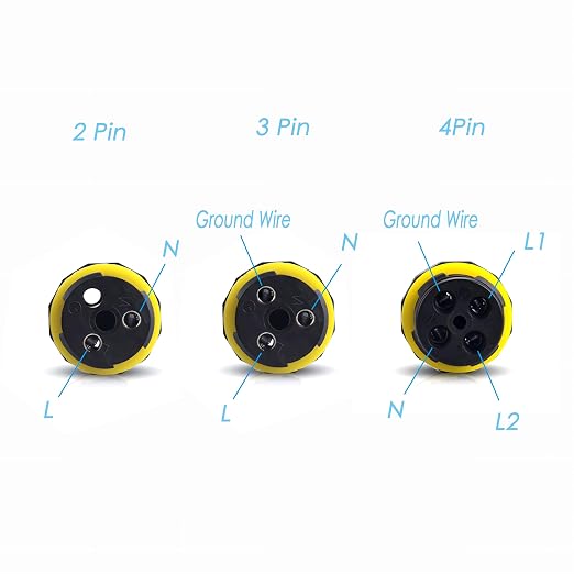 IP68 Waterproof Junction Box 2 Way 2 Pin Outdoor Cable Connector | 2 Pcs M16 - Image 5