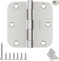 Door Hinges Brushed Nickel by AmzGod