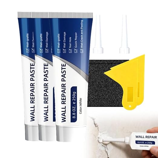 Drywall Patch Repair Kit with Scraper, 2026 New Wall Mending Agent White by xieJY