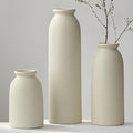 10.4 inches Tall Decorative Ceramic Vase Set, 3 Pieces, 10 inches Nordic Modern by TINCTOTNICVase