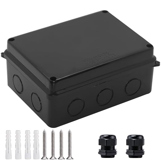 Electrical Box, Outdoor Waterproof Box IP65 Junction Box by LuSumtly