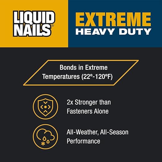 Liquid Nails 28 oz Extreme Heavy Duty Construction Adhesive | All-Weather - Image 2