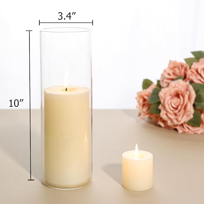 SUPMIND 7Pcs Glass Cylinder Vases - Image 6