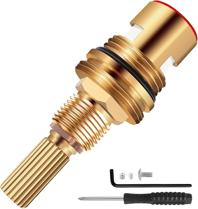 Brass 1-002 Replacement Parts Widespread Cartridge hot Side, compatible by Unknown