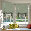 H.VERSAILTEX Blackout Tie Up Curtain 2 Panels Thermal Insulated Window Shade by HVERSAILTEX