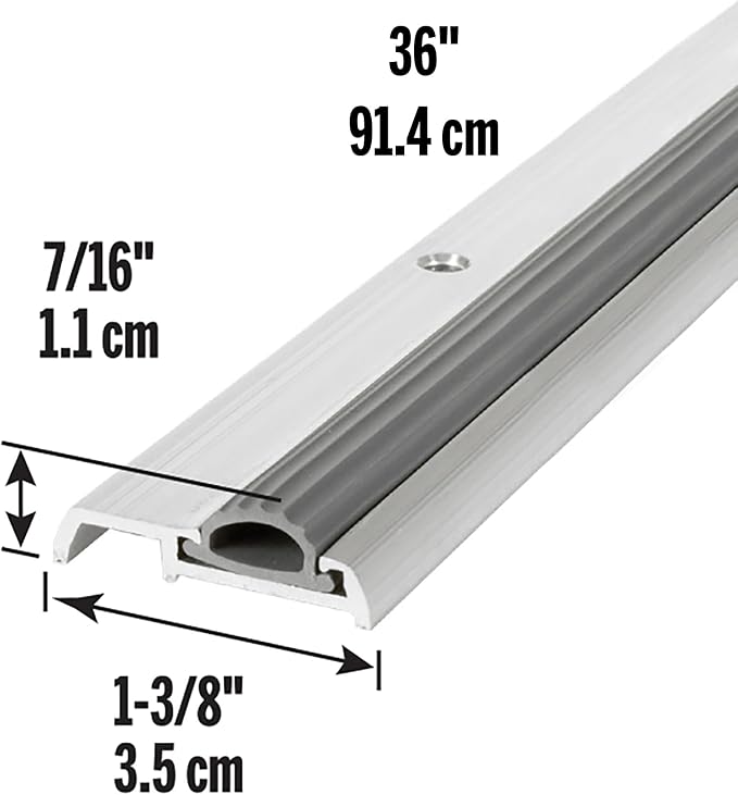 M-D Building Mini Low-Profile Threshold, 1-3/8in x 7/16in x 36in - Image 5