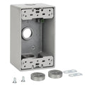 Weatherproof Outlet Box, Three 1/2 Inch Hole Outdoor Electrical Box | Aluminum by XGGYA