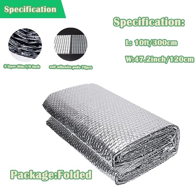 MRPAPA Double Reflective Insulation Foam, Thermal Heat Block Shield - Image 7