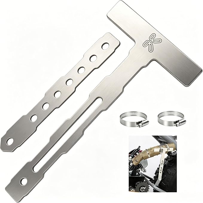 Steel Universal Exhaust Hanger, Flexible Muffler Support Bracket | Stainless by RZEOZU