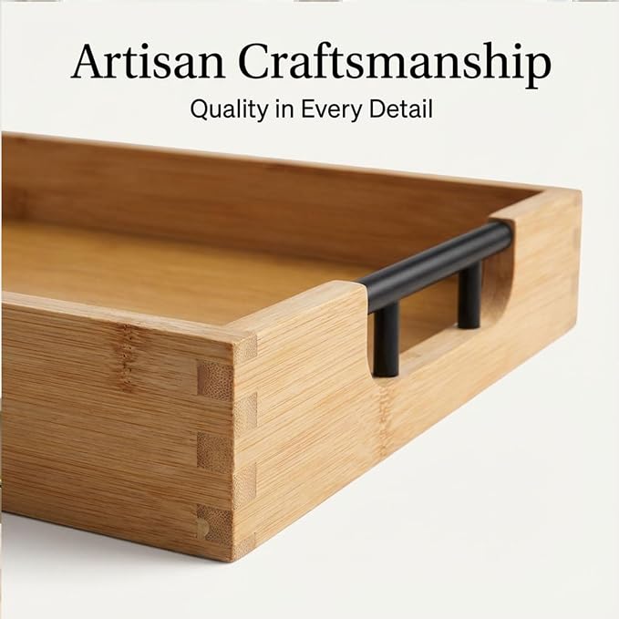 Krismax Wooden Serving Tray - Image 5