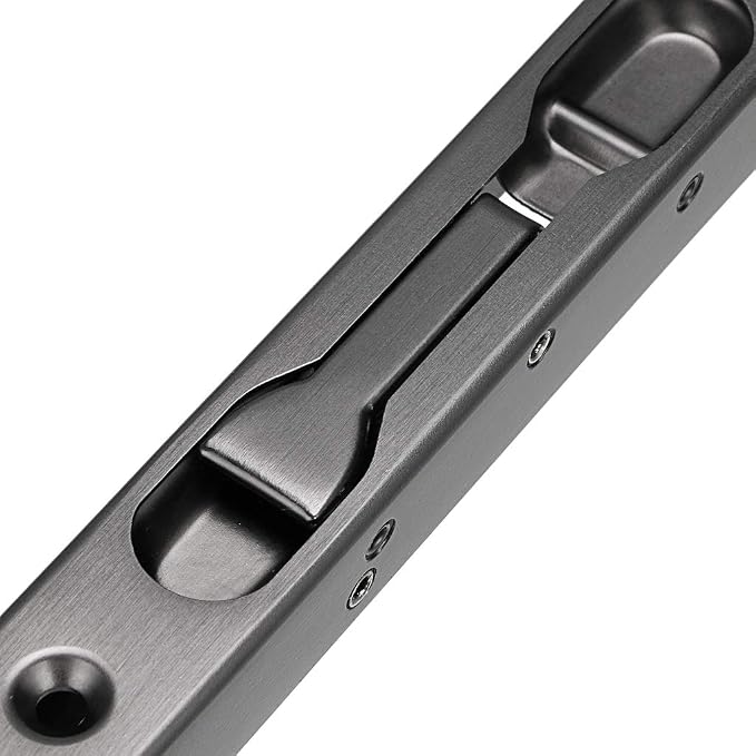 Sumnacon 2 Pcs Door Flush Bolts 6 Inch Flush Bolt - Image 6
