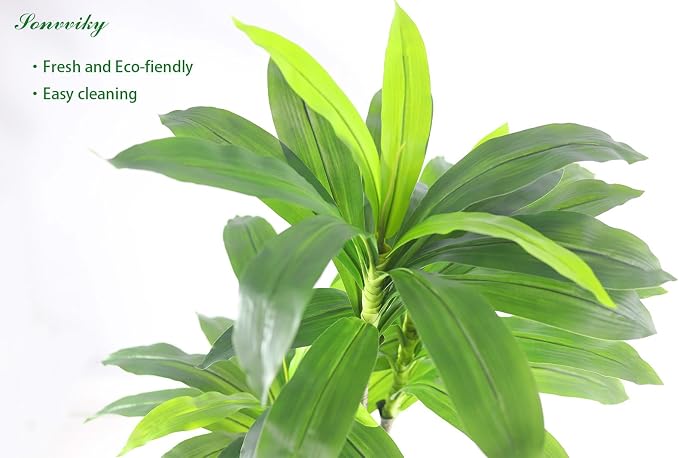 Artificial Plants Indoor - 4ft Artificial Dracaena Tree - Fake Tree Realistic - Image 7