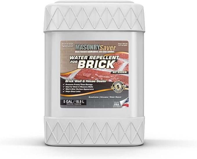 Water Repellent Brick Sealer by MasonrySaver