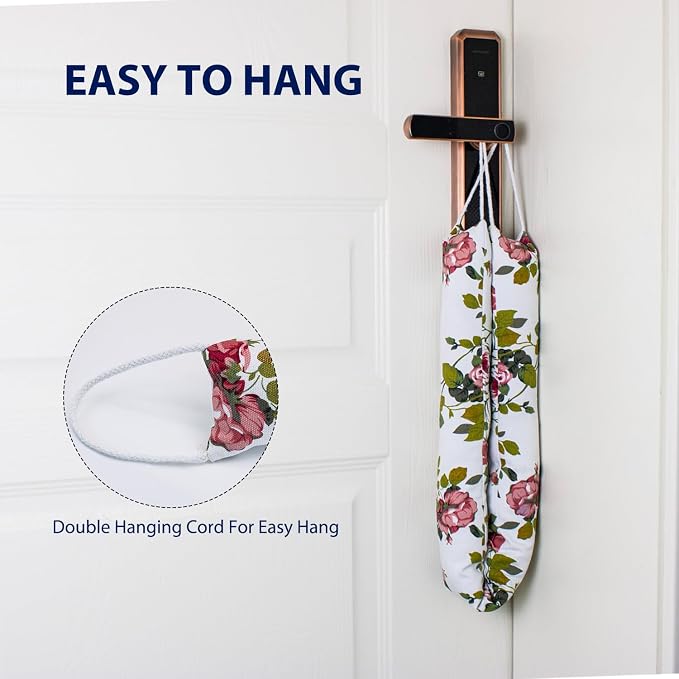 2 Pack 32 Inch 2.8 Inch Wide Slim Under Door Blocker Door Draft Stopper - Image 4
