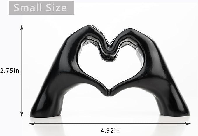 Small Heart Hands Sculpture Decor - Image 4