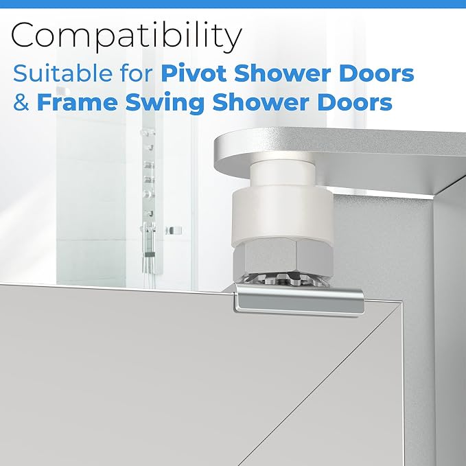 Glass Shower Door Pivot Repair Kit - Image 2